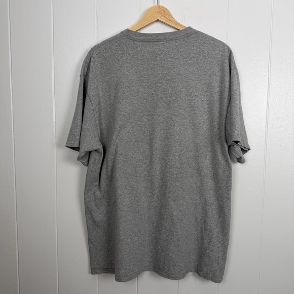 Denver Broncos NFL Team Apparel Gray Graphic T-Shirt XL Football Tee - Picture 2 of 7